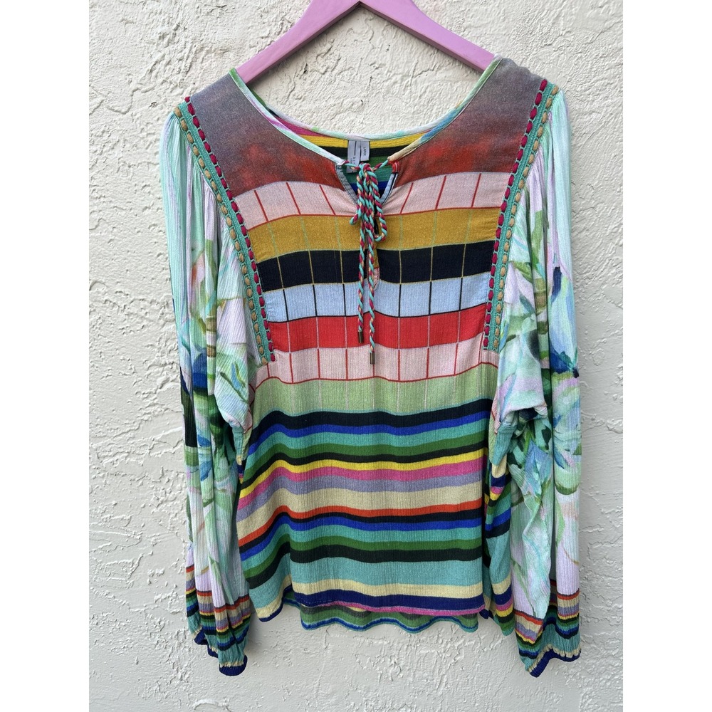 Bink London Delaunay Blouse Anthropologie Size L
